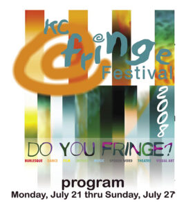 KC Fringe 2008 Print Program Cover