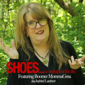 Boomer Mommas' SHOES. Sparkle